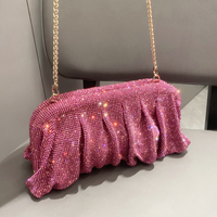 Shiny Rhinestones Handmade Evening Clutch Bag 3